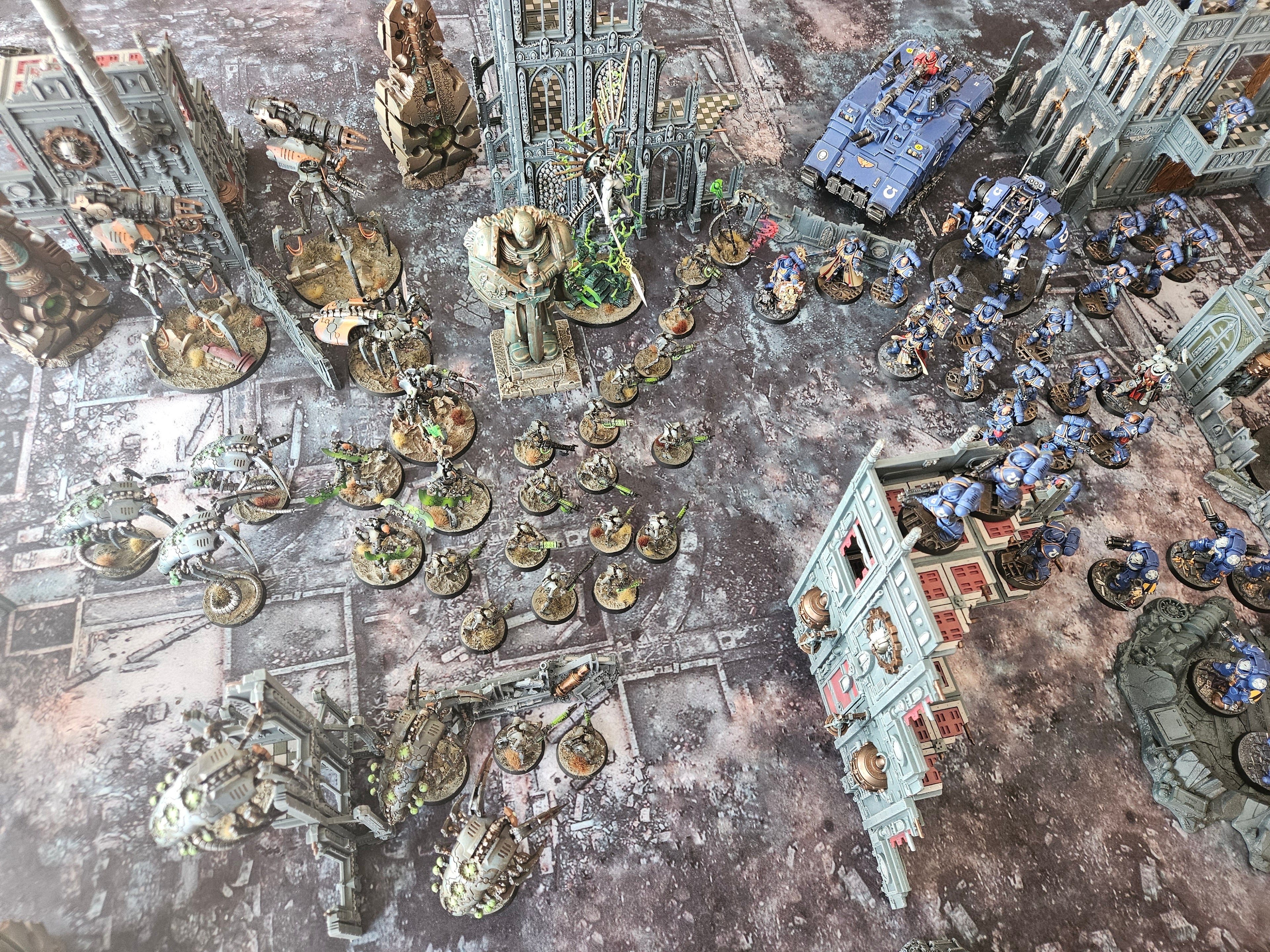 Imperial Sector tabletop battle mat for Warhammer 40K and tabletop wargaming