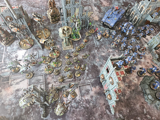 Imperial Sector tabletop battle mat for Warhammer 40K and tabletop wargaming
