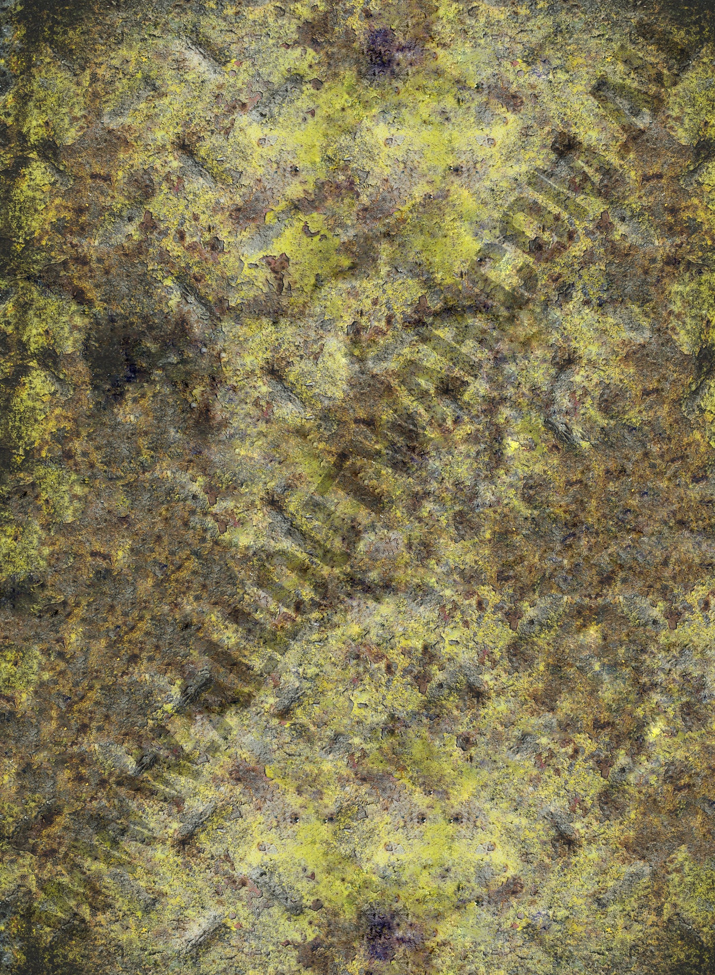 Moss Forest tabletop battle mat showing dense woodland terrain for Warhammer 40K and fantasy wargaming