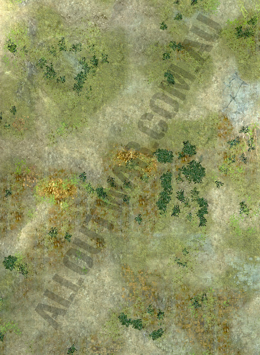 Oasis desert tabletop battle mat for Warhammer 40K and tabletop wargaming